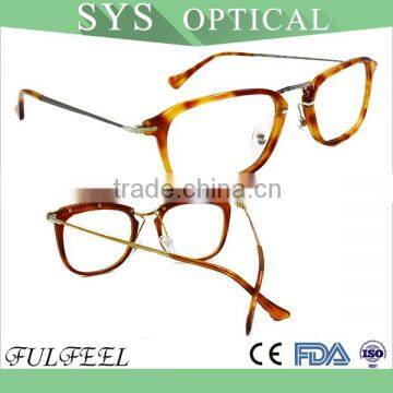 2015 Italian Brand Acetate Oval Eyeglass Optic Frame