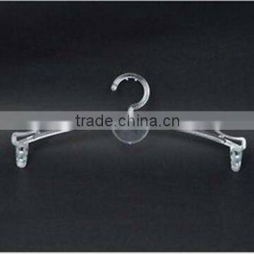 Clear Plastic Hanger With Lingerie