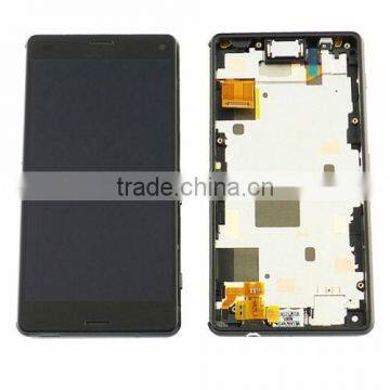 New products lcd with frame for sony z3 lcd screen with touch assembly for sony z3 lcd