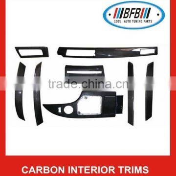 CARBON FIBER INTERIOR TRIMS FOR BMW 5 SERIES E60 3M STICK ON TYPE