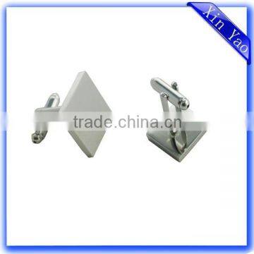 China Factory custom bronze silver nickel cufflinks