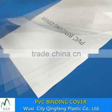 A3 A4 Size 0.2mm 0.25mm 0.30mm 0.35mm Clear Book Binding Cover Transparent PVC Sheet