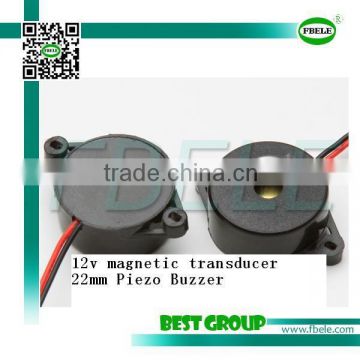 hot sell 12v 75DB 22mm magnetic transducer FBPB2211B