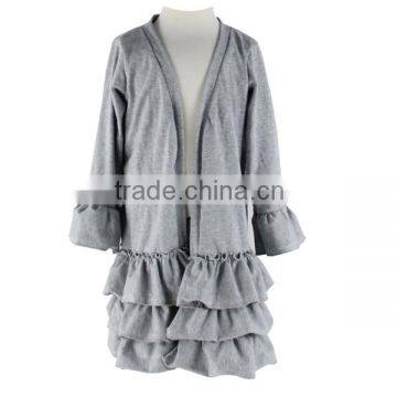 Children's Boutique Clothing Ruffle t Shirt Custom Deisgn Cute Comfort Colors T-shirts photo-2