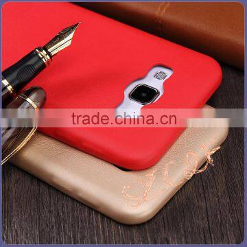 Wholesale High Quality Leather Back Cover Phone Case for Smaung A8