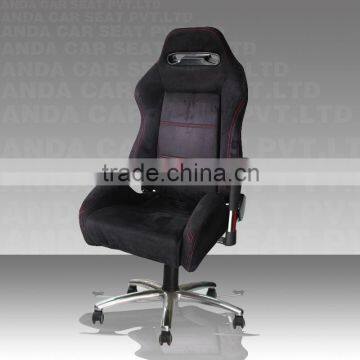 Cheap Racing Seat Office Swivel Chairs/Sport Seat Office Chair SPO Suede