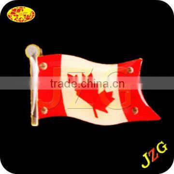 2016 China Factory Led Flag Pin Independence Day Decoration Flashing Flag