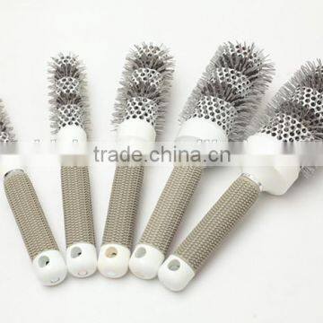 Factory custom hair brush change color round Ceramic Hair Brush wholesale