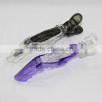 Transparent salon hair clip Alligator hair clip