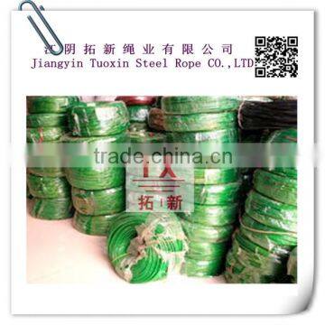 4mm 7*19 pvc wire steel rope