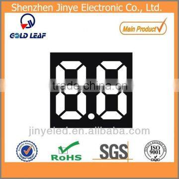 7 segment digital led white display