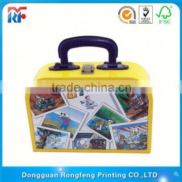 FSC small children cardboard suitcase