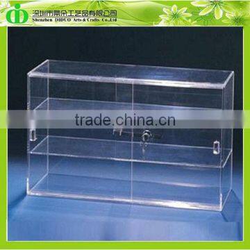 DDC-C009 ISO9001 Chinese Factory Wholesale SGS Test Lockable Acrylic Cupcake Display Cabinet With Sliding Door photo-2