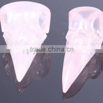 rose crystal quartz craft animal shape for decoration