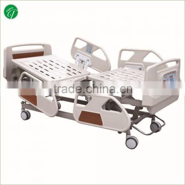 ICU hospital bed with handles, hydraulic medical hospital bed