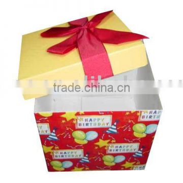 Packaging gift box with bow tie