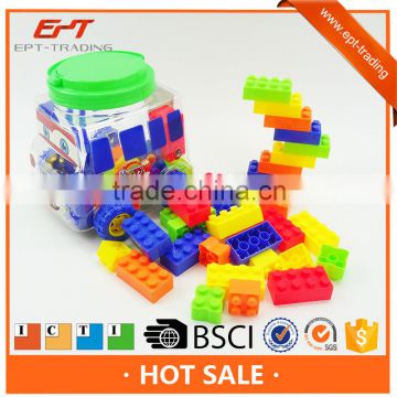 Kids educational toy brick block box truck