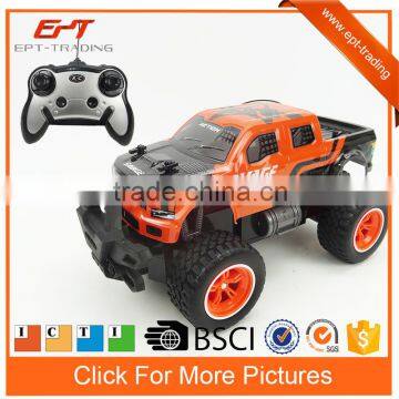 1/16 remote control car big wheel rc truck toy with charger