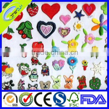 heat transfer fabric sticker labels for decoration