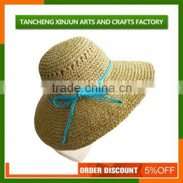 Best Sell Beautiful Fashion Beach Straw Hat For Women photo-5