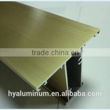 Gold Anodized Aluminium Door and Window Profile
