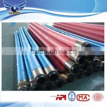 Manufacture steel wire reinforced concrete pump rubber end hose