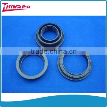 Black heat resistant rubber flat washer screw with rubber washer