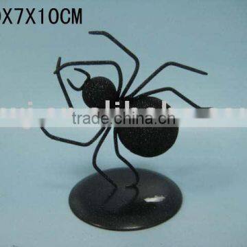 metal halloween spider with glitter for halloween decoration