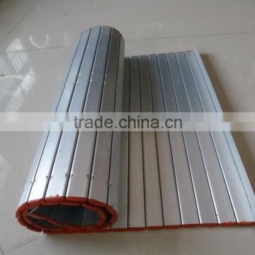 heat resistant aluminium curtain apron cover for guide protection