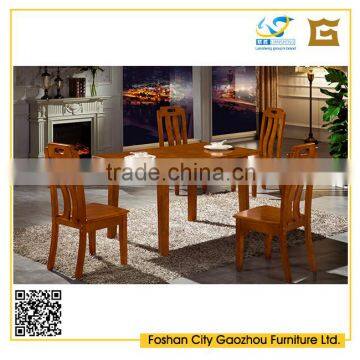 Home Restaurant Wine Bar Snack Bar Kitchen Use Solid Wood Timber Dining Table