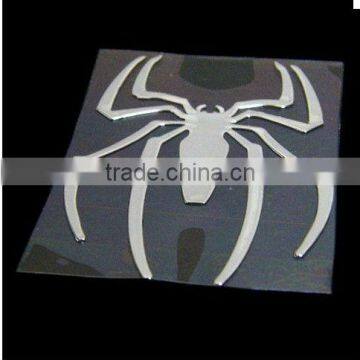 spider metal sticker