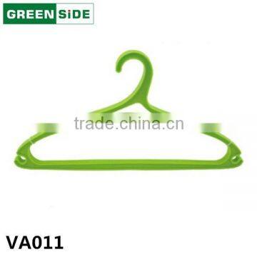 VA011 plastic clothes hanger,plastic coat hanger,cheap plastic hanger