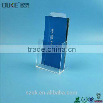 high transparent wholesale custom acrylic brochure holder