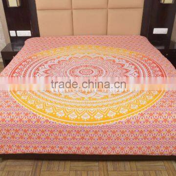 Ombre Queen Mandala Duvet Cover Indian Ethnic Doona Blanket Covers Boho Quilt Cover Throw Bedding