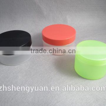 colorful 100g face cream plastic cosmetic jar