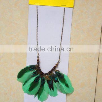 Paragraph-blasting Beautiful Elegant Feather Nacklace photo-4
