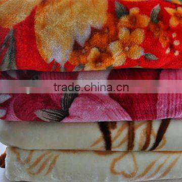bed sheet india polyester mink blanket