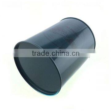 Round Double Lid Tea Tin Can,high Quality Tin Cans for Matcha Green Tea Powder Storage,black Round Tin Jars photo-4