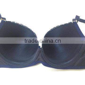 2016 Beautiful Bra Latest Fashion Sexy Bra Design Women Deep V Thick Padded Underwire Lace Bra Push-Up Bra Big Size 38C photo-5