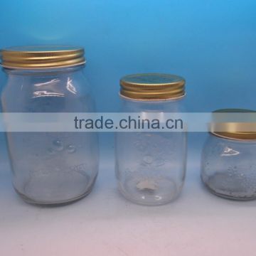 500ml mason jar with metal cap