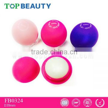 FB0324 fashion cute round shape lip balm