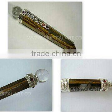 Tiger Eye Healing Wand