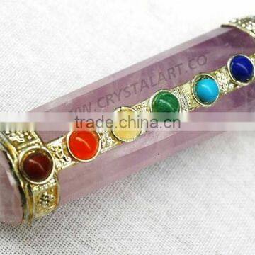 Amethese Agate Chakra Healing Stick