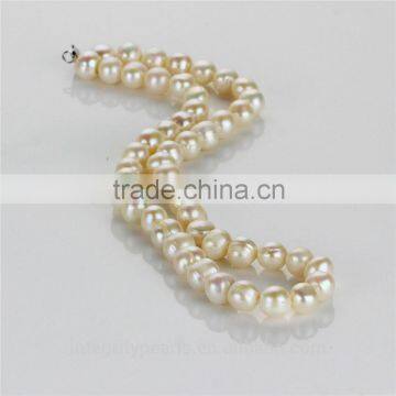 9mm Grade A off Round Freshwater Real Jewellery Pearl Set