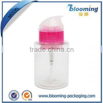 Nail art new fashion polish remover pump liquid dispenser pump bottle