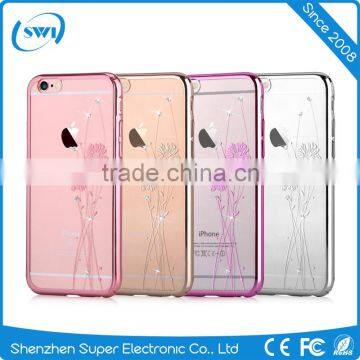 Mobile Phone Bling Crystal Diamonds Shell For iPhone 6 6S Plus