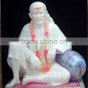 marble dwarkamai sai baba statue