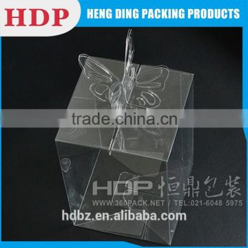 factory made cheap transparent plastic gift box