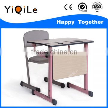 Student furniture single desk and chair school furniture