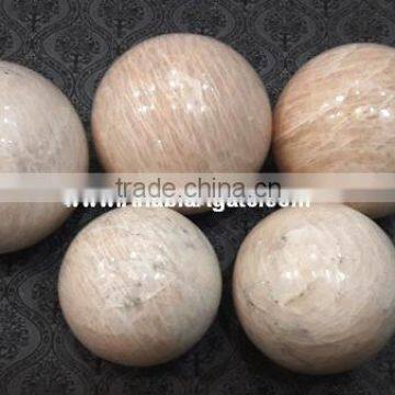 Cream Moonstone Balls | Agate Gemstone semi precious stone balls and sphere